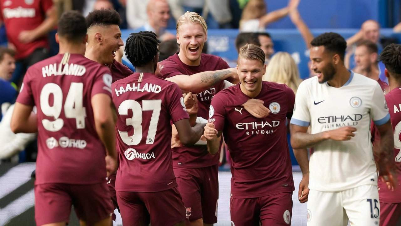 Haaland Brilha com Hat-Trick: Manchester City Aplasta Chelsea em Amistoso Pré-Temporada