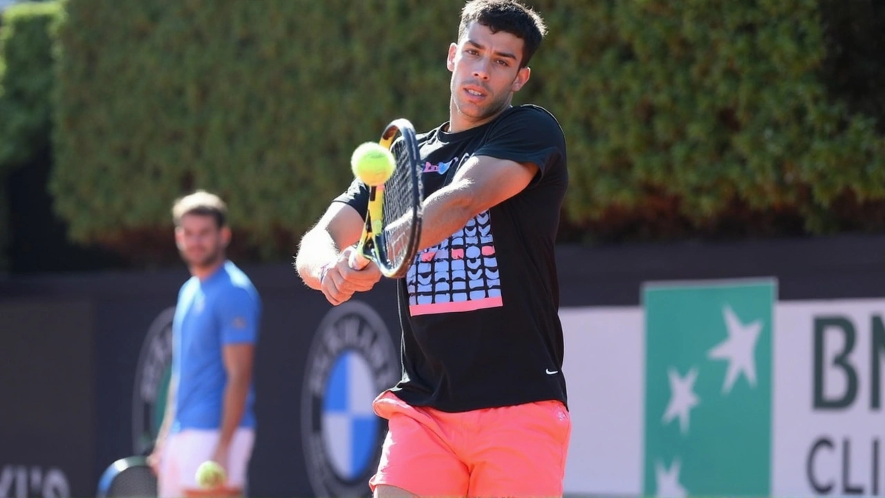 Carlos Alcaraz brilha em Roma e supera Dusan Lajovic com autoridade