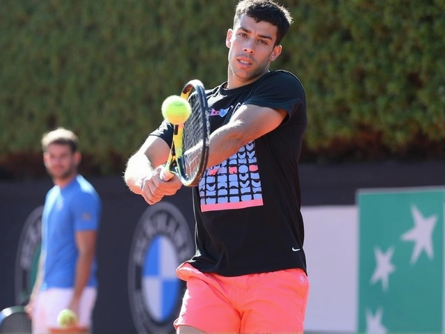 Carlos Alcaraz brilha em Roma e supera Dusan Lajovic com autoridade