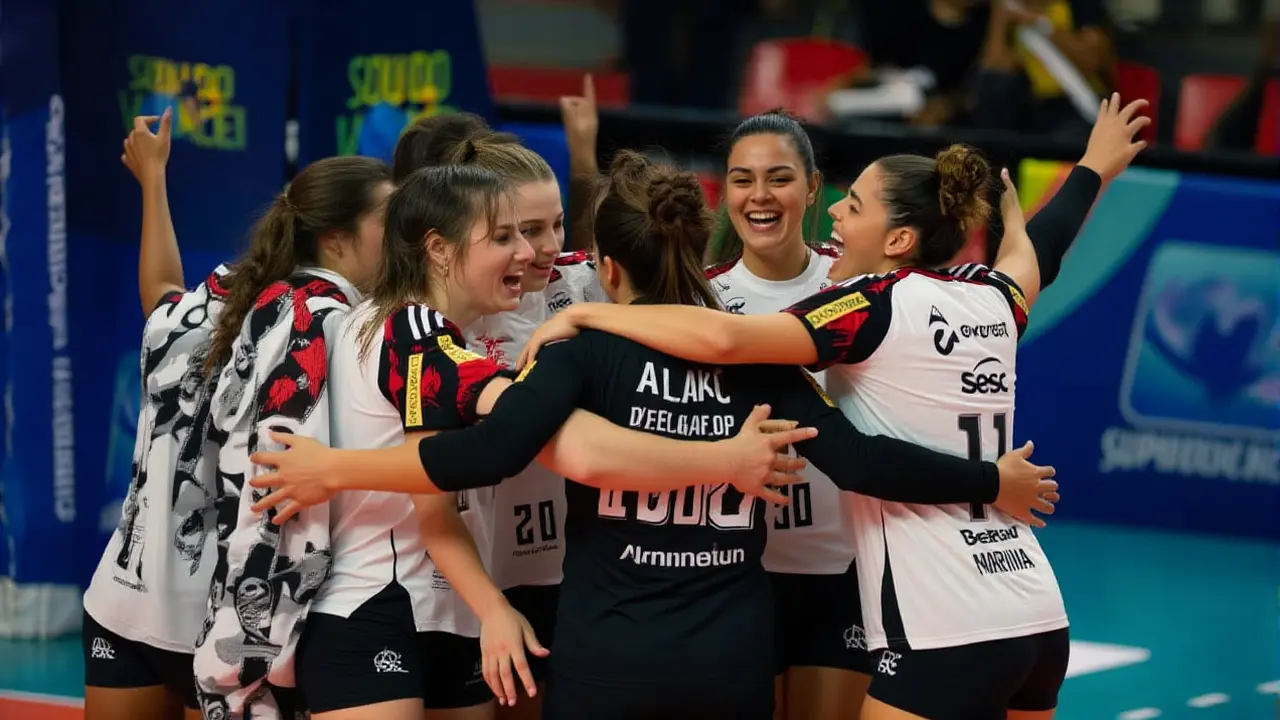 Sesc RJ Flamengo despacha Batavo Mackenzie e avança na Superliga